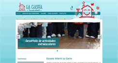 Desktop Screenshot of guarderia-lacasita.com